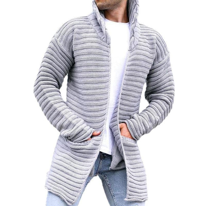 Shawl Knitted Cardigan-Coat