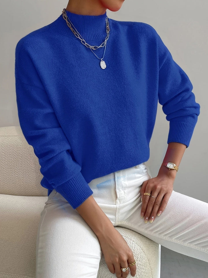 Elise Luxe High-Neck Sweater