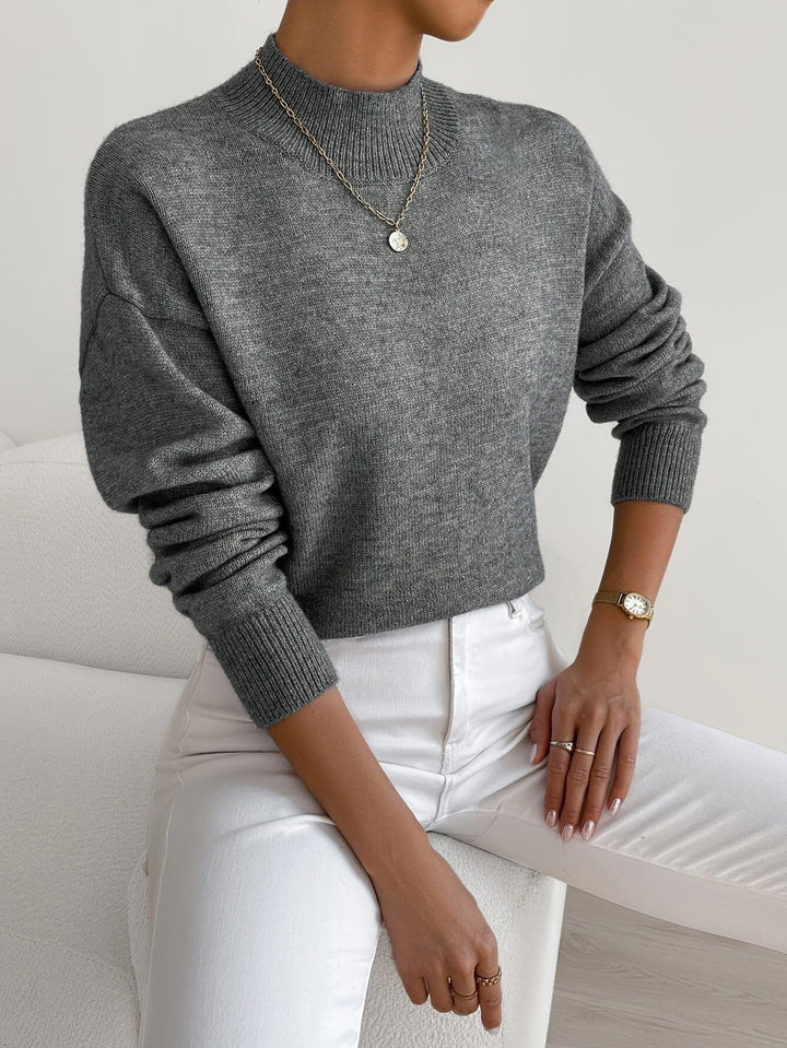 Elise Luxe High-Neck Sweater