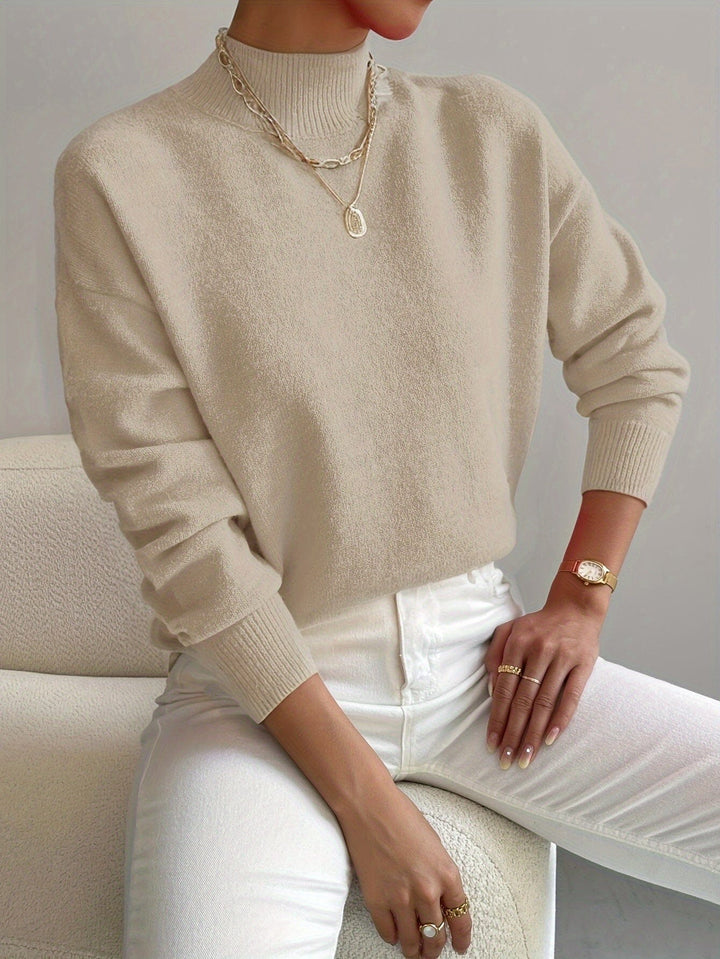 Elise Luxe High-Neck Sweater