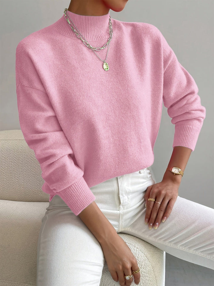 Elise Luxe High-Neck Sweater