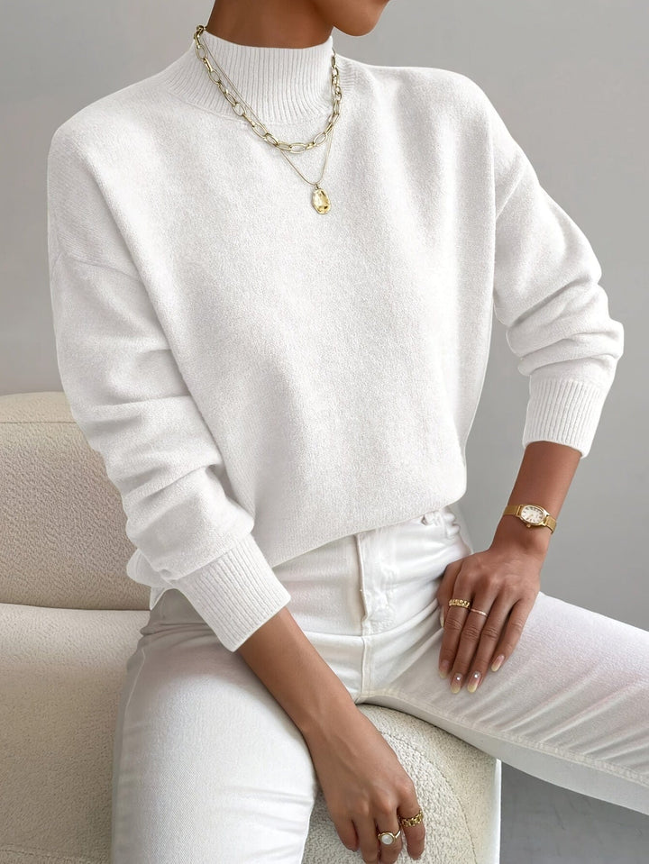Elise Luxe High-Neck Sweater