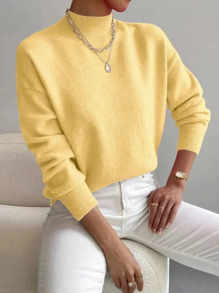 Elise Luxe High-Neck Sweater