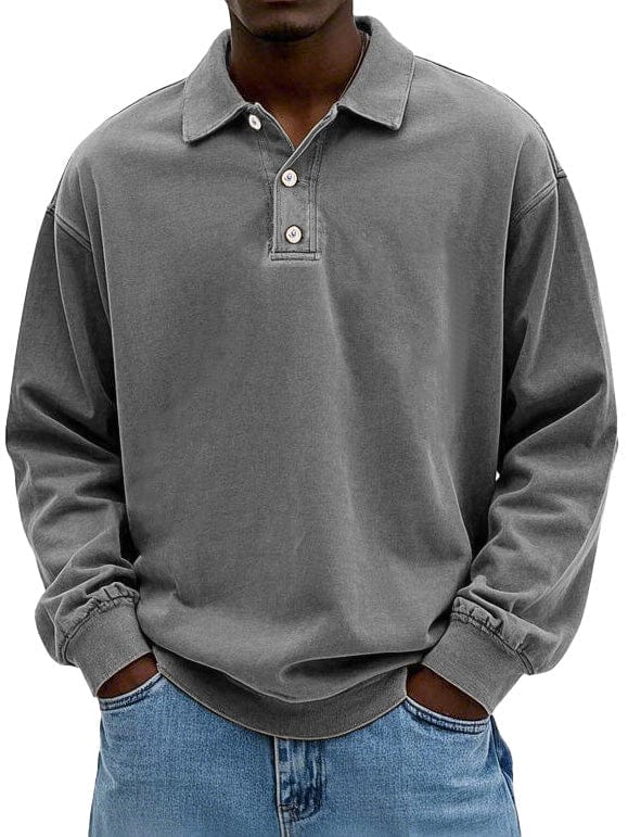Maxime | Stilfuld Langærmet Polo Shirt