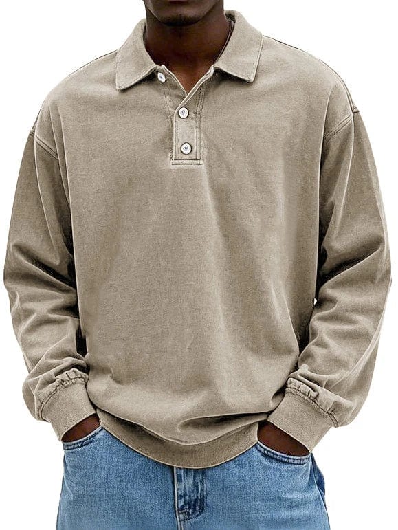 Maxime | Stilfuld Langærmet Polo Shirt