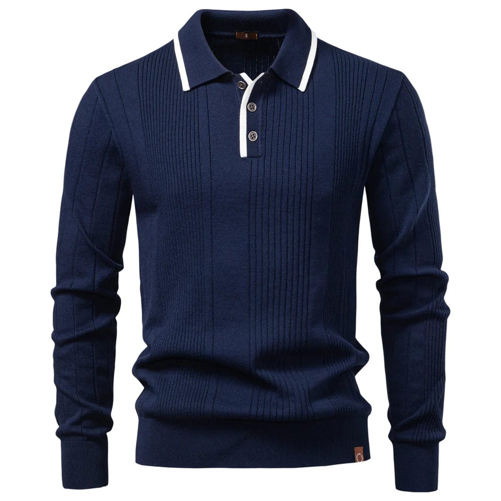 Riverton Contrast Cotton Polo