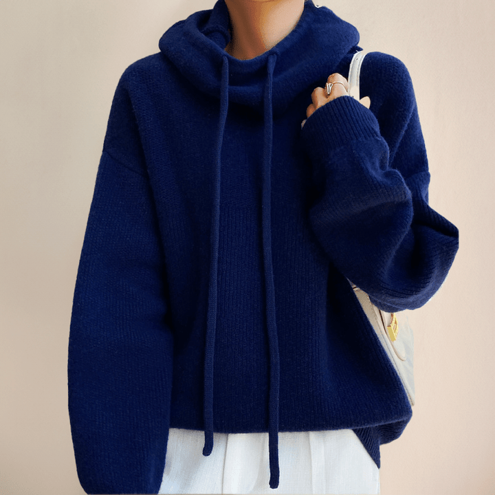 Elaina Cozy Knit Hoodie