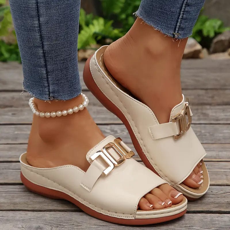 💞Bester Komfort – Bequeme orthopädische Keilsandalen für Damen