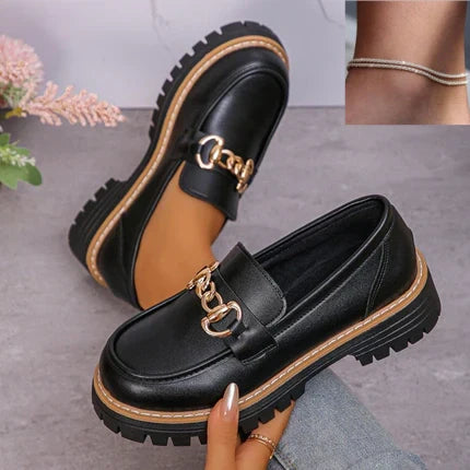 Vintage weiche Loafer für Damen