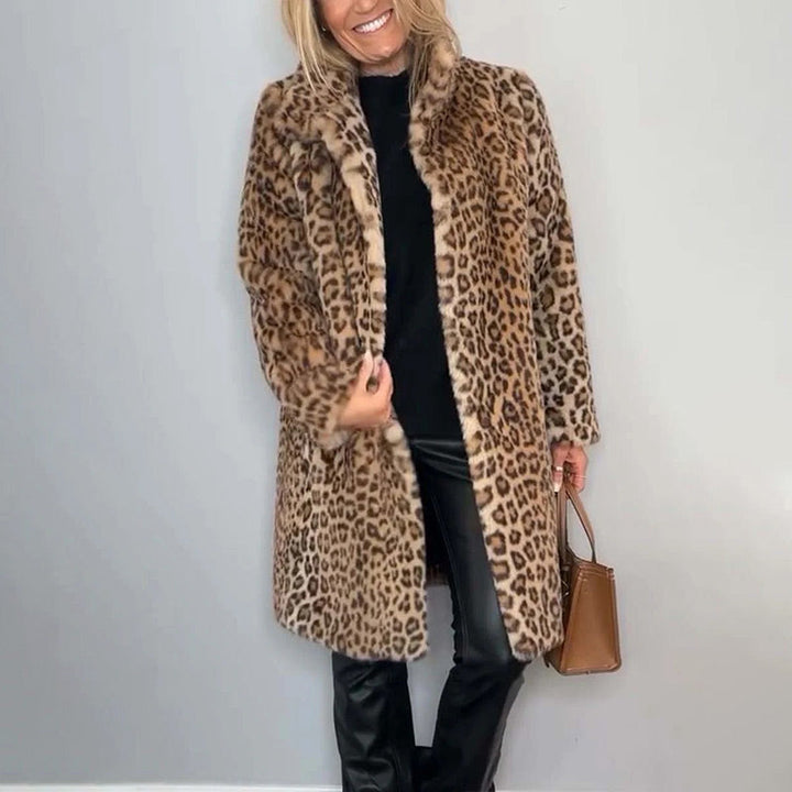 ⏳Time-limited Special⏰Women's Leopard Print Mid-Length Jacket
