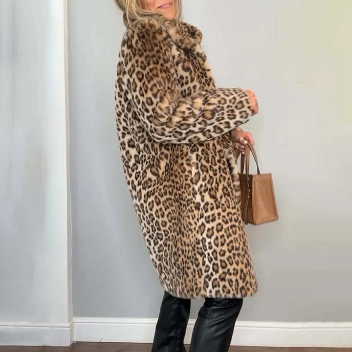 ⏳Time-limited Special⏰Women's Leopard Print Mid-Length Jacket