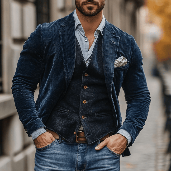 Patricio™ - klassischer Blazer und Weste