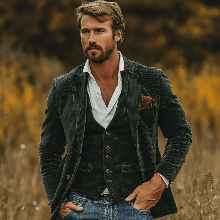 Patricio™ - klassischer Blazer und Weste