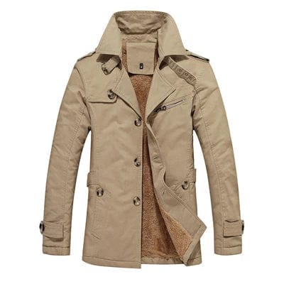 Elegant Padded Trench Coat