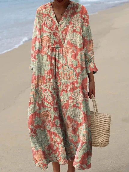 Elly Vintage Floral Dress
