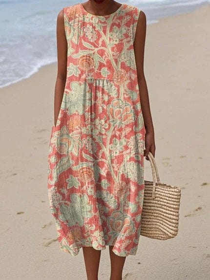 Elly Vintage Floral Dress